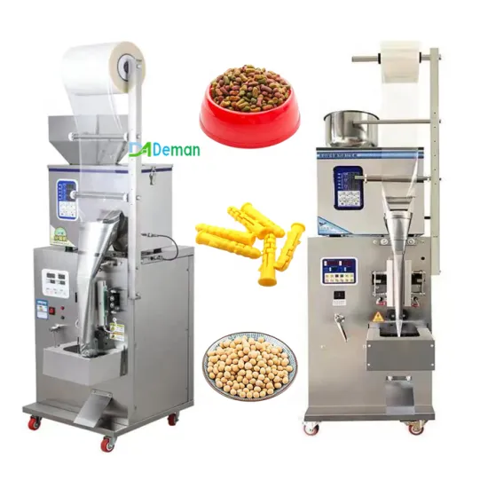 Hardware Screw Accessories Counting and Packaging Machine | Dog Food Packing Machine | Desiccant Sealing Machine" 

However, if you prefer a more concise title, consider:

"Screw Accessories & Food Packing Machines | Desiccant Sealing Equipment