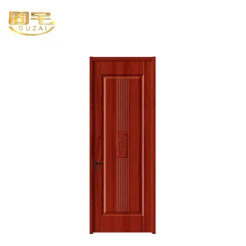 Red Sandalwood Carved Fluted Interior Timber Door
