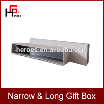 Trade Assurance Custom Design High Grade Eco-friend Small Narrow & Long Gift Box