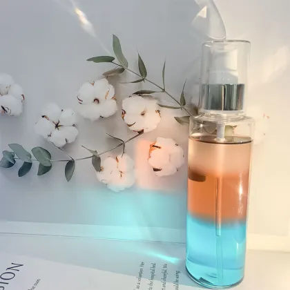 3 Layers Natural Makeup Remover Liquid - Gentle Lip and Eye Makeup Remover Oil