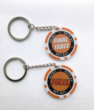 casino custom keychain