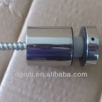 high polished stainless steel standoff for glass