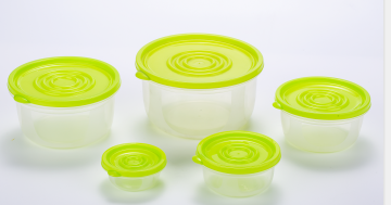plastic kitchen food container 5pk meal box 5pcs