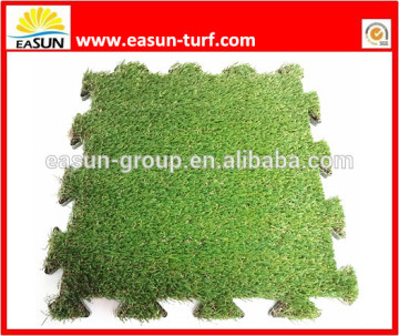 4 colors thick Interlocking Artificial Grass Tiles - Floor Mats