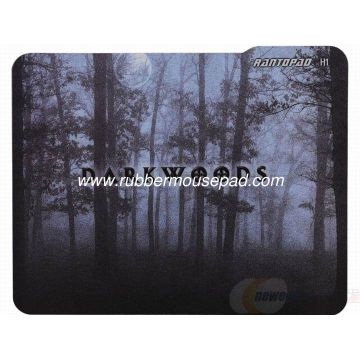 Promotional Rubber Cloth Mouse Pad With Nontoxic Rubber Base 180*220*2mm