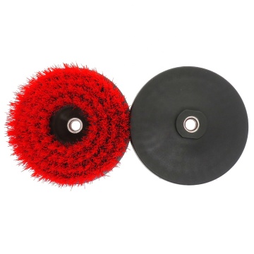 150 mm rotes Hohlkraftpeelingbürste zur Reinigung von Holzmöbeln