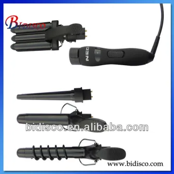 professional 5 in one interchangeable hair curling iron curler