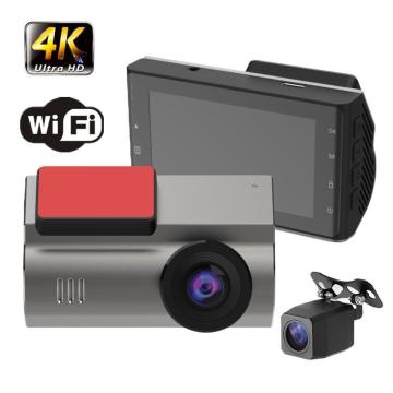2024 X3 4K HD WiFi Dual Lens USB Dash Cam for Cars with Night Vision ADAS