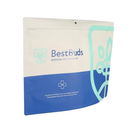 Children resistant heat seal powder bags