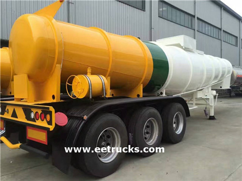 Lenters sulfuric acid tanker trailers