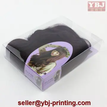 custom plastic packaging for hair extensions