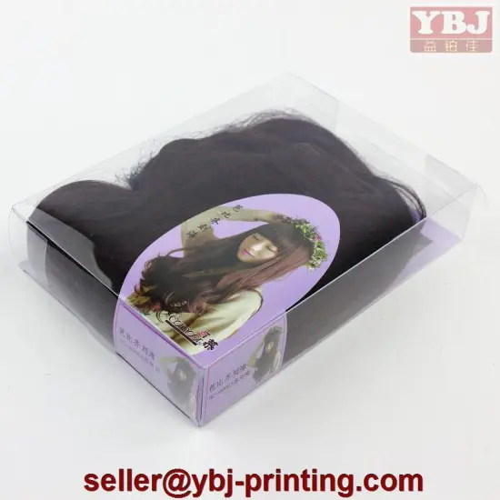 custom plastic packaging for hair extensions