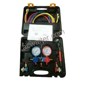 Manifold Pressure Testing Gauge Kit With Hose