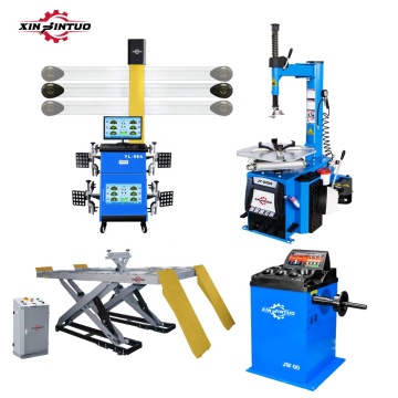 Xinjintuo Automotive Workshop Equipment: Tire Repair Machine & Wheel Alignment Combo