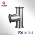 Clamped Sanitary Stainless Steel  Equal Tee