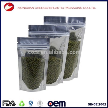 gravure printing and laminated plastic flexible packaging zipper bag