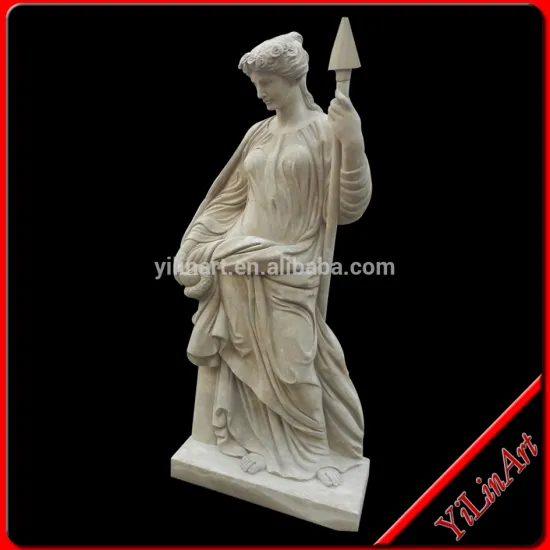 Technology Natural Stone Chinese Antique Statue (YL-Z013)