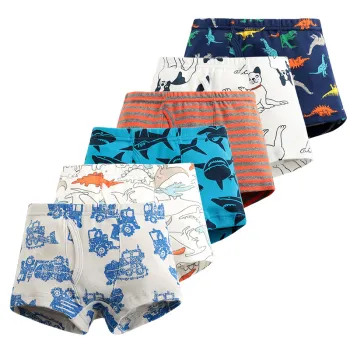 High Quality Wholesale Boy Cotton Underwear: Cool Pattern Boxer and Panties