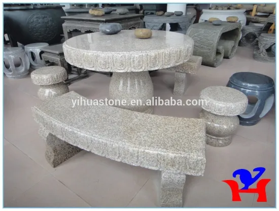 Granite Stone table & chair
