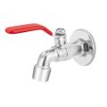 G1/2 &#39;&#39; เครื่องซักผ้า Tub Tap Zinc Alloy Clod Water Faucet Wall Mount Outdoor Garden Faucet Bibcock