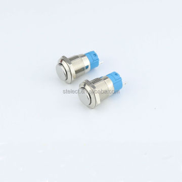 16MM Metal Push Button Switch - Flat Lock/Reset Momentary for Cars and Industry