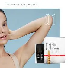 Me Line 01 Intimate 6 Vials X 2 Ml Antioxidant Keratolytic Solution for Professional Use in Intimate Areas
