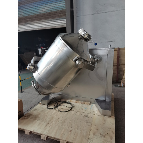 3D swing powder mixer for pharmaceutical food