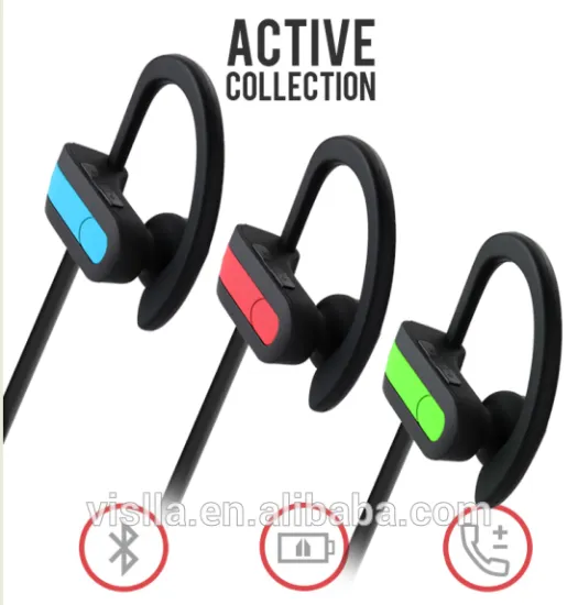 2017 New design OEM and wholesale sport small light weight ipx7 waterproof Stereo Bluetooth headphones wireless