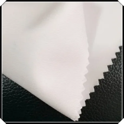 Uniform Bleach White Twill Cloth Weave Fabric