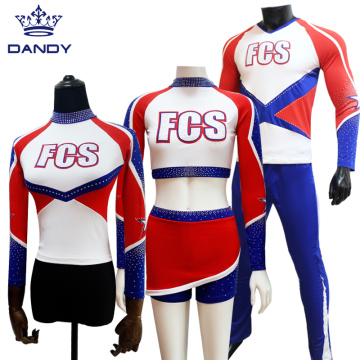 Oanpaste Cheerleading Uniformen Foar teams