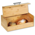 Caja de almacenamiento de madera de bambú natural Ktichen