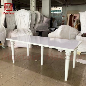 New Arrival Wooden Outdoor Dining Table for Hall and Living Room