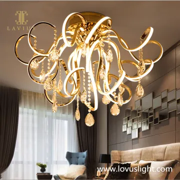 Creative blooming flower shape chandelier Villa custom chandelier Living room chandelier bedroom kitchen decoration chandelier