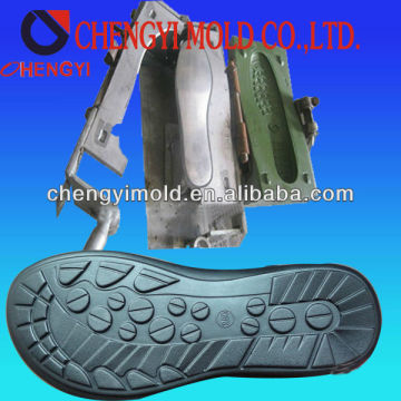 2013 new fashion PU Sole Mould made by aluminium material used for making slipper outsoles