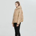 2021 Customized Winter Womens Bubble Jacket mit Kapuze