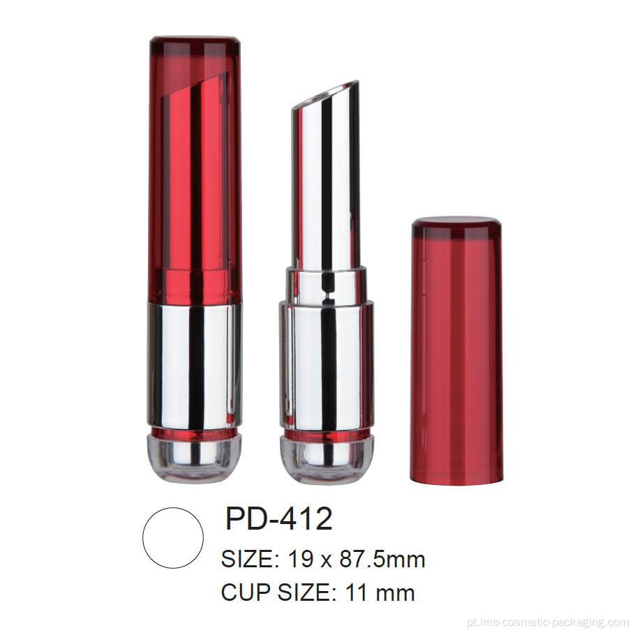 Round Cosmetic Plastic Lipstick Tube