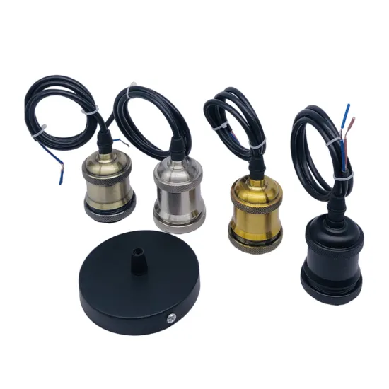 Vintage DIY E27 Socket 1m Wire Aluminum Lamp Holder for Home Decoration