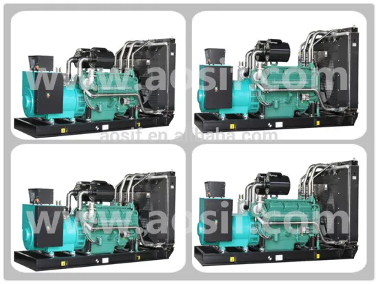 Wuxi Brand P3 440kw/550kva Standby Portable Generator With Wandi Engine