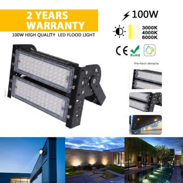 น้ำท่วมไฟ 100W สำหรับโคมดาวน์ไลท์กลางแจ้งสนามหลังบ้าน