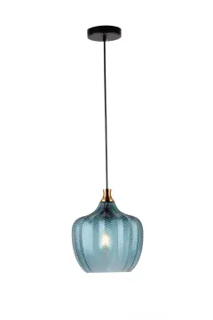 Modern LED Blue Glass Pendent Interior Light