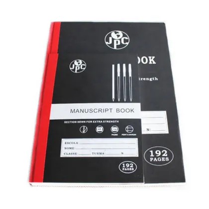 A5 Manuscript Book with 192 Single-Lined Pages