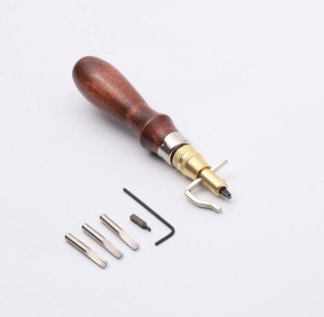 Multifunktion 5-in-1 Leder-Handwerkskanten-Verarbeitungswerkzeug