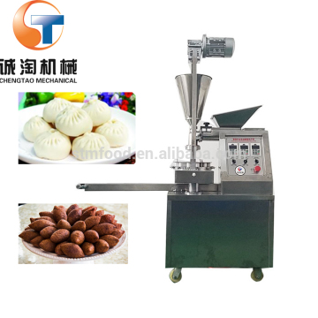 Automatic momo kubba encrusting fishball stuffing machine
