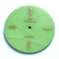 Precious Agate Green Jade Gemstone Dial