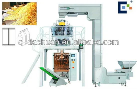 Vertical automatic packing machine for potato chip