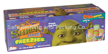 Ivory Board Paper Printed Cardboard Boxes For Supermarkets With Printed