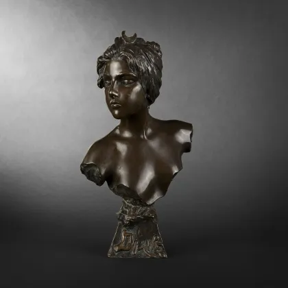 Classic Design Bronze Diana Bust Statue