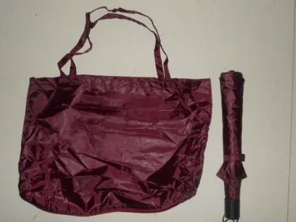 Gift items totes umbrella case with umbrella shopping bag umbrella