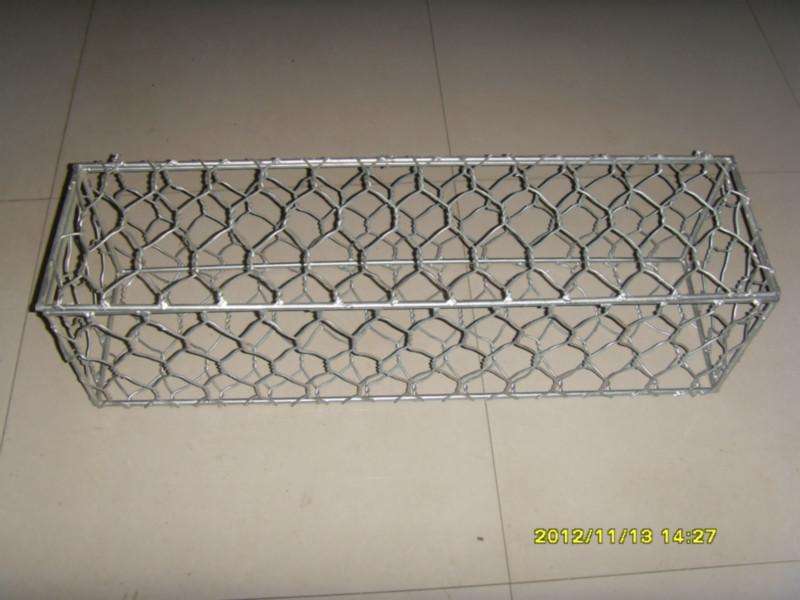 Galvanized Gabion Of Twisted Hexagonal Wire Mesh