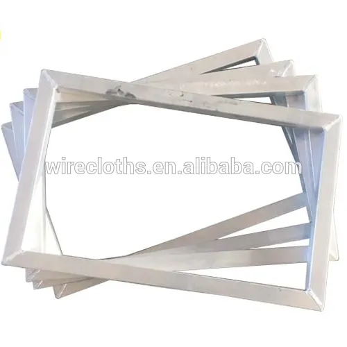 Aluminum silk screen print frame with mesh